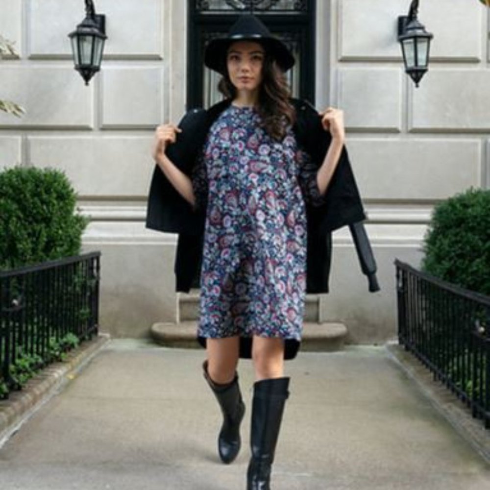 Paisley Print Woven Dress (Dot & Stripe)